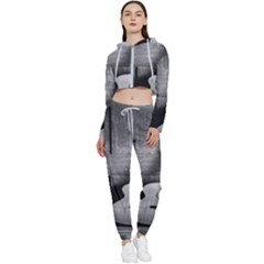 Acoustic Guitar Cropped Zip Up Lounge Set by artworkshop