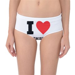 I Love Michelle Mid-waist Bikini Bottoms by ilovewhateva