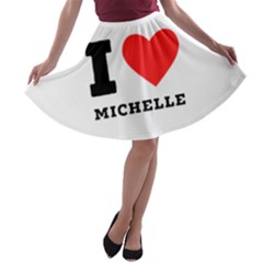 I Love Michelle A-line Skater Skirt by ilovewhateva