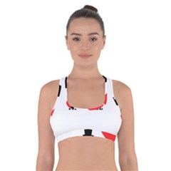 I Love Michelle Cross Back Sports Bra by ilovewhateva