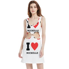 I Love Michelle Velour Cutout Dress by ilovewhateva