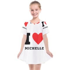 I Love Michelle Kids  Smock Dress by ilovewhateva