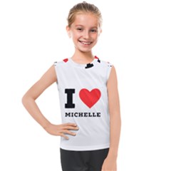 I Love Michelle Kids  Mesh Tank Top by ilovewhateva