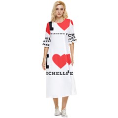 I Love Michelle Double Cuff Midi Dress by ilovewhateva