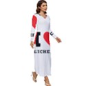 I love michelle Long Sleeve Longline Maxi Dress View3