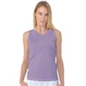 Glossy Grape Purple	 - 	Basketball Tank Top View1