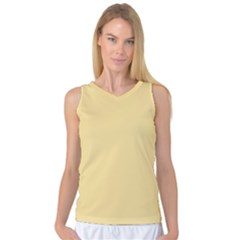 Egg Nog Yellow	 - 	basketball Tank Top by ColorfulSportsWear