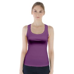 Palatinate Purple	 - 	racer Back Sports Top by ColorfulSportsWear