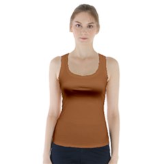 Saddie Brown	 - 	racer Back Sports Top by ColorfulSportsWear