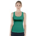 Tropical Rainforest Green	 - 	Racer Back Sports Top View1