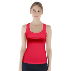 Spanish Red	 - 	racer Back Sports Top by ColorfulSportsWear