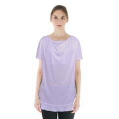 Languid Lavender Purple	 - 	skirt Hem Sports Top by ColorfulSportsWear