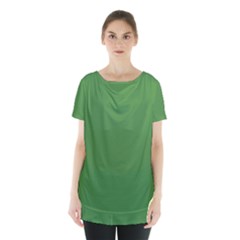 May Green	 - 	skirt Hem Sports Top by ColorfulSportsWear