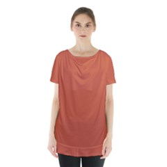 Dark Mango	 - 	skirt Hem Sports Top by ColorfulSportsWear