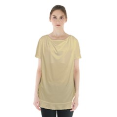 Soft Oat	 - 	skirt Hem Sports Top by ColorfulSportsWear