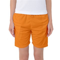 Heat Wave Orange	 - 	basketball Shorts by ColorfulSportsWear