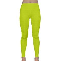 Bitter Lemon Green	 - 	classic Yoga Leggings by ColorfulSportsWear