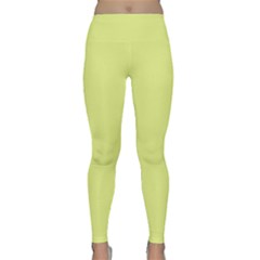 Key Lime Yellow	 - 	classic Yoga Leggings by ColorfulSportsWear