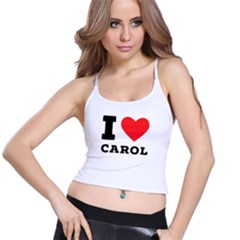 I Love Carol Spaghetti Strap Bra Top