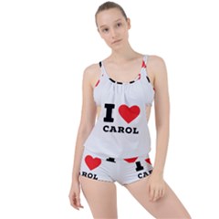 I Love Carol Boyleg Tankini Set 