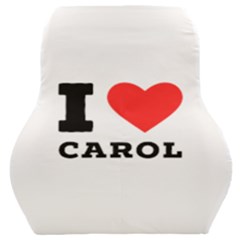 I Love Carol Car Seat Back Cushion 