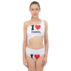 I Love Carol Spliced Up Two Piece Swimsuit