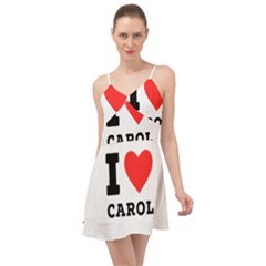 I Love Carol Summer Time Chiffon Dress