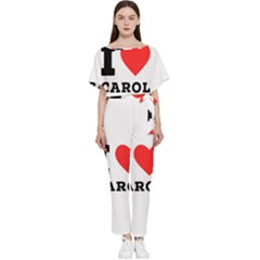 I Love Carol Batwing Lightweight Chiffon Jumpsuit