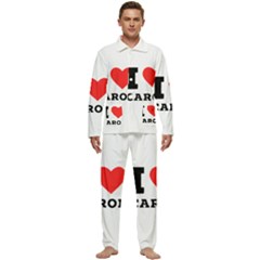 I Love Carol Men s Long Sleeve Velvet Pocket Pajamas Set by ilovewhateva