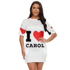 I Love Carol Just Threw It On Dress