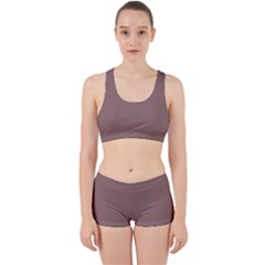 Burlwood Brown	 - 	work It Out Gym Set by ColorfulSportsWear