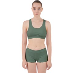 Dark Sage Green	 - 	work It Out Gym Set by ColorfulSportsWear