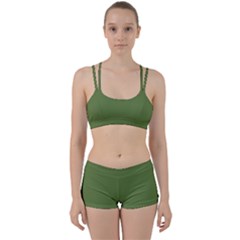 Crocodile Green	 - 	perfect Fit Gym Set by ColorfulSportsWear