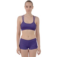 Cyber Grape Purple	 - 	perfect Fit Gym Set by ColorfulSportsWear