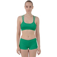 Jade Green	 - 	perfect Fit Gym Set by ColorfulSportsWear