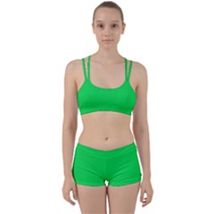 Malachite Green	 - 	perfect Fit Gym Set by ColorfulSportsWear