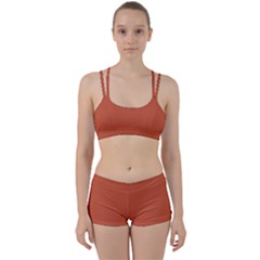 Dark Mango	 - 	perfect Fit Gym Set by ColorfulSportsWear