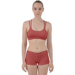 Cedar Chest Red	 - 	perfect Fit Gym Set by ColorfulSportsWear