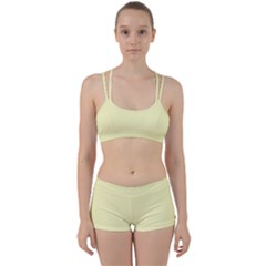 Parchment Yellow	 - 	perfect Fit Gym Set by ColorfulSportsWear