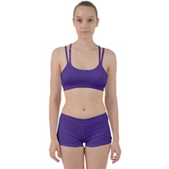 Ultra Violet Purple	 - 	perfect Fit Gym Set by ColorfulSportsWear