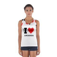 I Love Amanda Sport Tank Top  by ilovewhateva