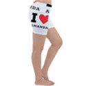 I love amanda Lightweight Velour Yoga Shorts View3