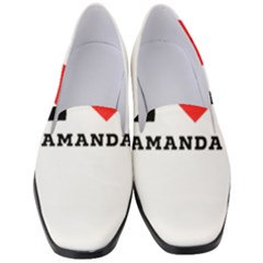 I Love Amanda Women s Classic Loafer Heels by ilovewhateva