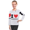 I love amanda Kids  Long Mesh Tee View1