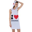 I love amanda Racer Back Hoodie Dress View1