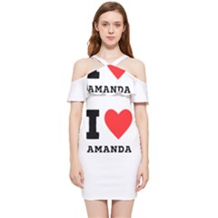 I Love Amanda Shoulder Frill Bodycon Summer Dress by ilovewhateva