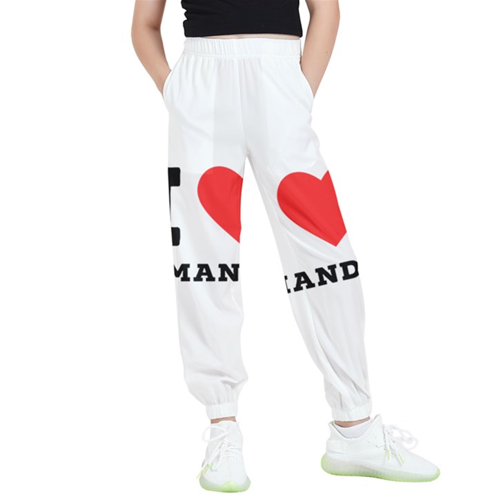 I love amanda Kids  Elastic Waist Pants