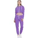 Iris Purple	 - 	Cropped Zip Up Lounge Set View1