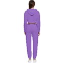 Iris Purple	 - 	Cropped Zip Up Lounge Set View2