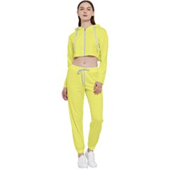 Unmellow Yellow	 - 	cropped Zip Up Lounge Set by ColorfulSportsWear